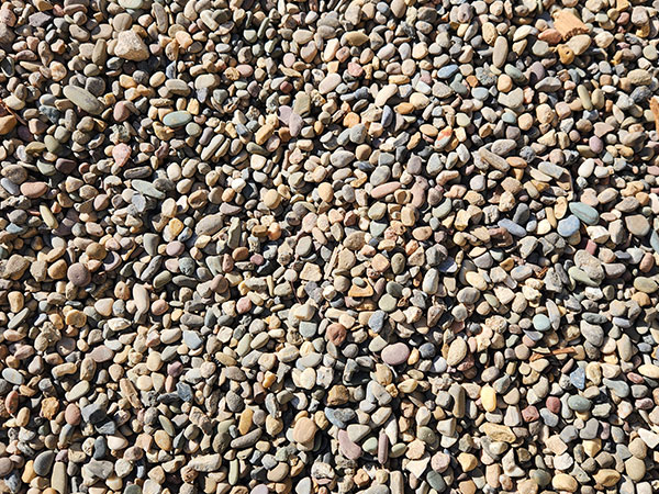 Rainbow Pea Gravel in High River